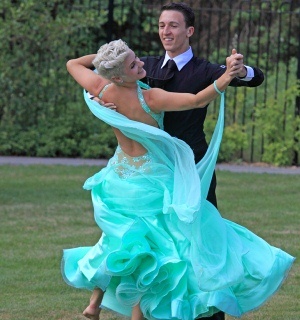 Dance Champion Luke and his partner put on a dazzling show!